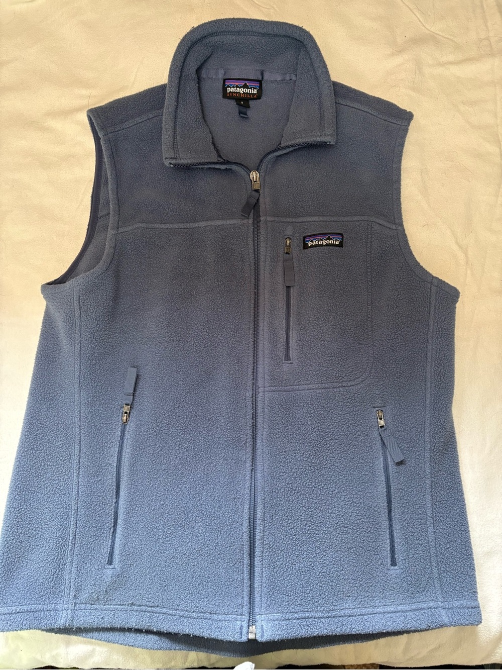 Patagonia Slate Blue Synchilla Fleece Vest